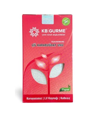 KB Gurme Glutensiz &amp; Vegan Filizlendirilmiş Çiğ Karabuğday Unu 500 Gr