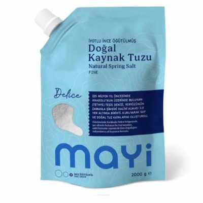 Mayi Öğütülmüş Sofra Tuzu 2 Kg (İyot İlaveli)