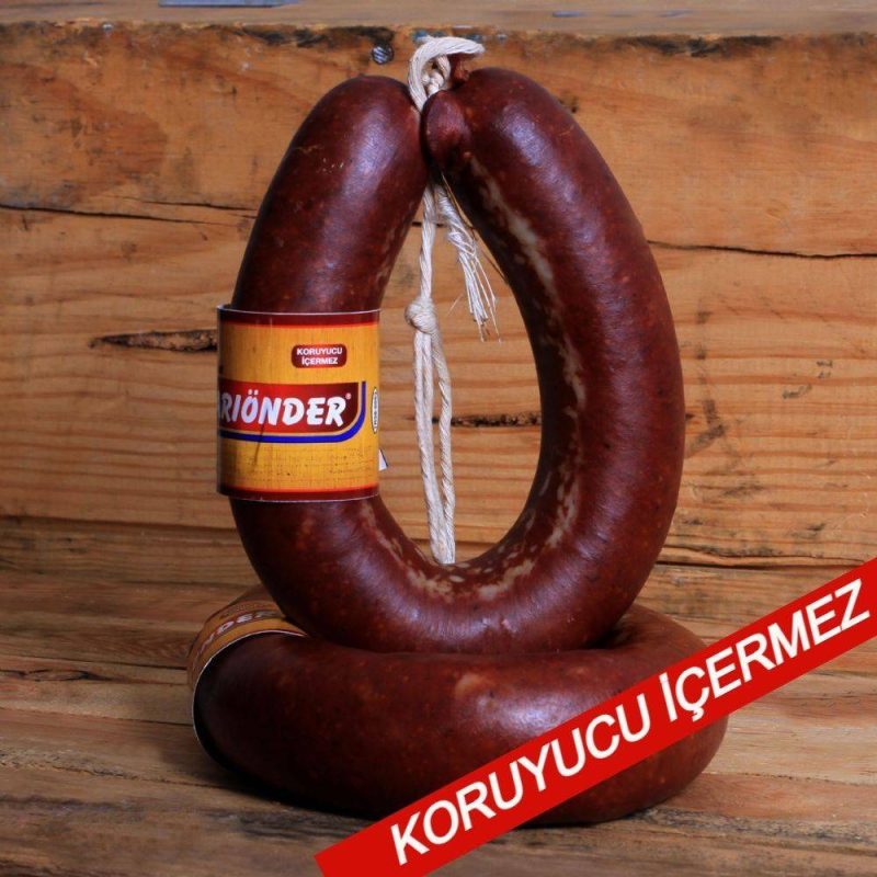 Sarıönder Koruyucu İçermeyen Doğal Kangal Sucuk 450 - 500 Gr