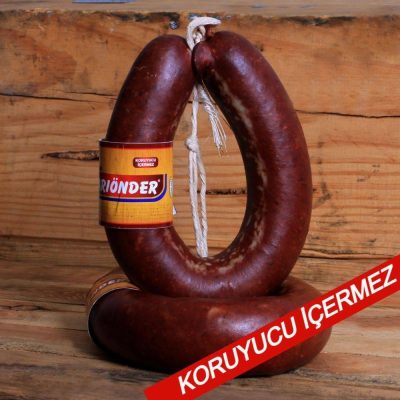 Sarıönder Koruyucu İçermeyen Doğal Kangal Sucuk 450 - 500 Gr